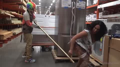 Thumbnail for Funny moment in the warehouse… didn't expect it to be like this 😂😭